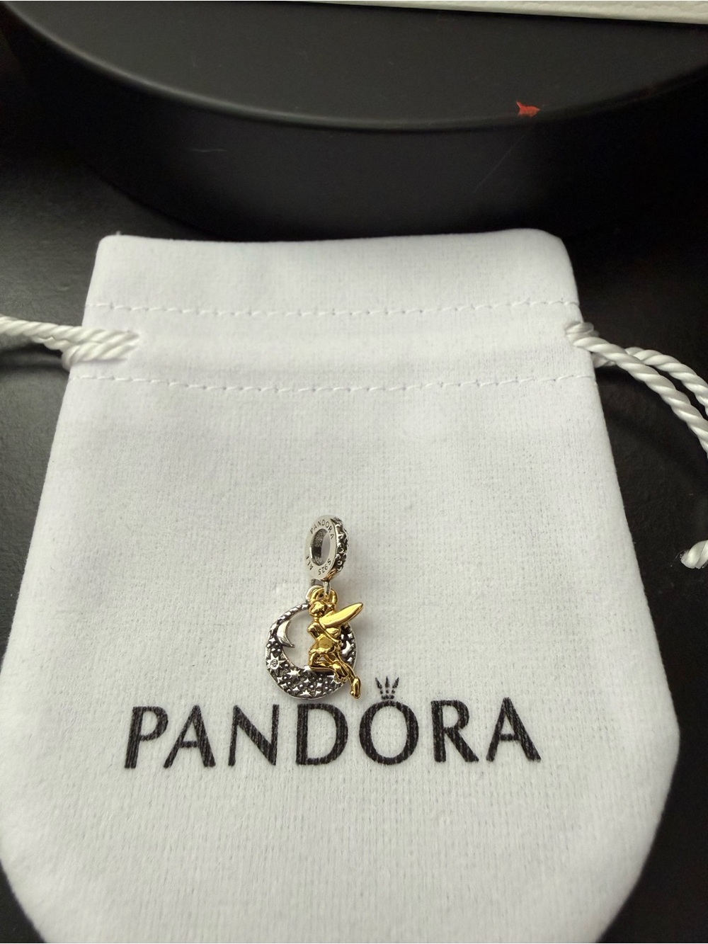 Pandora Disney Tinker Bell Dangle Charm S925 ALE Two Tone Fairy Charm